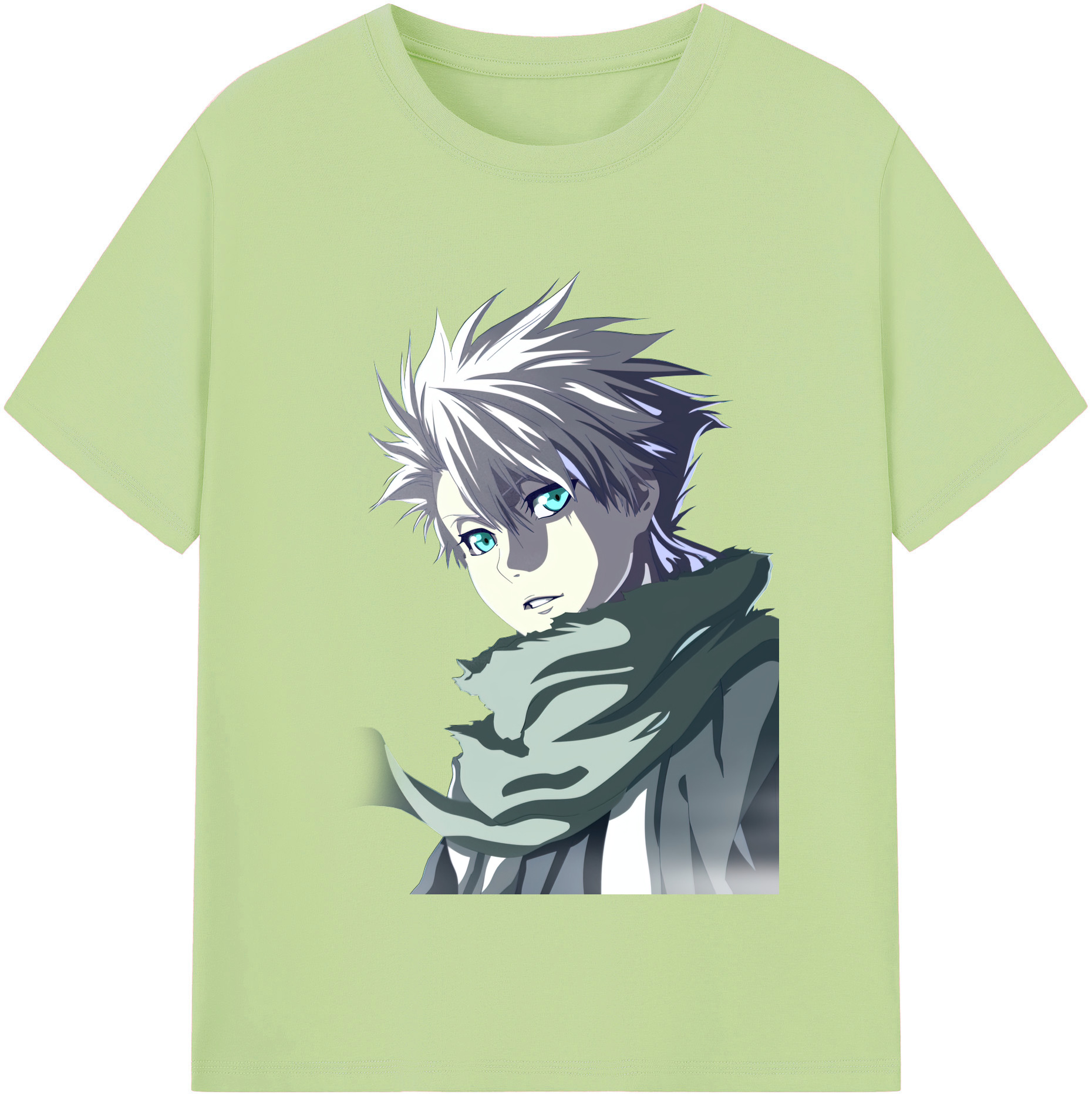（画像用） ブリーチ 日番谷冬獅郎（ひつがや とうしろう） BLEACH Hitsugaya Toushirou 綿100％半袖Tシャツ（フロントプリント）